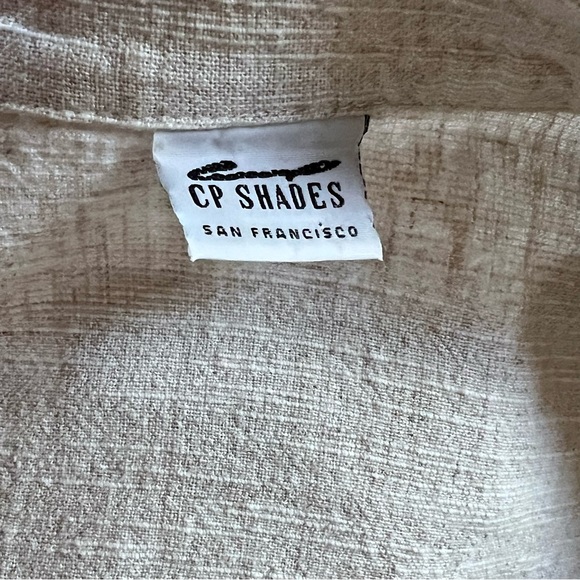 CP SHADES Jacket Cotton/Linen Natural Size Medium - Picture 6 of 7